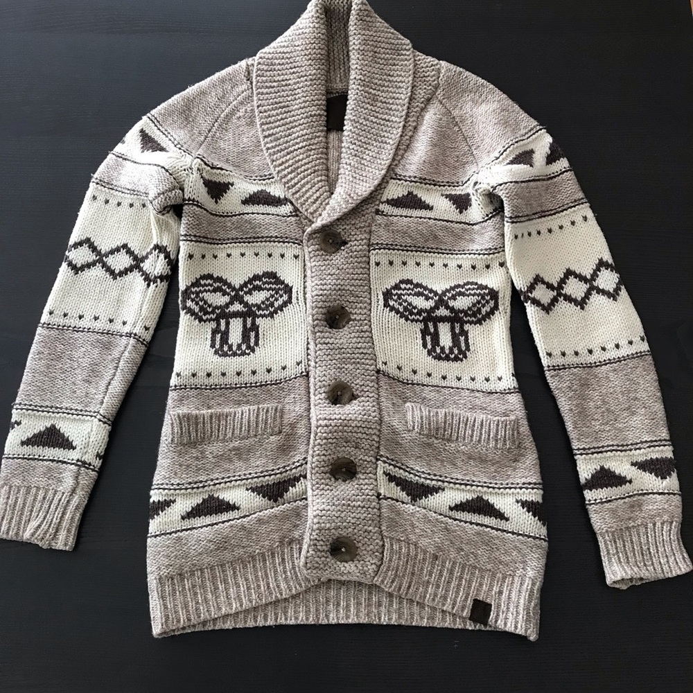 TNA Sea to Sky Button Down Lambswool Cardigan (like new)